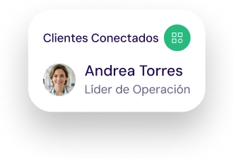 Panel de clientes conectados en Ekinplace