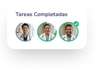 Seguimiento de tareas completadas por el equipo
